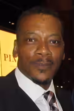 Ator Erik LaRay Harvey com fã (2019)