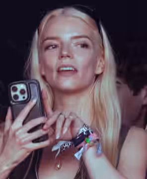 Anya Taylor-Joy at the Glastonbury Festival in 2025