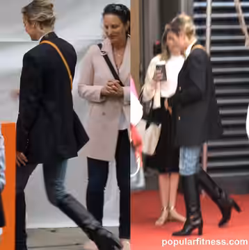 from <a href="https://www.popularfitness.com" rel="noreferrer nofollow">www.popularfitness.com</a> Brie Larson enters press conference as fast as Ca (2019)