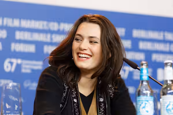 Ella Rumpf bei der Pressekonferenz zu Tiger Girl bei der Berlinale 2017