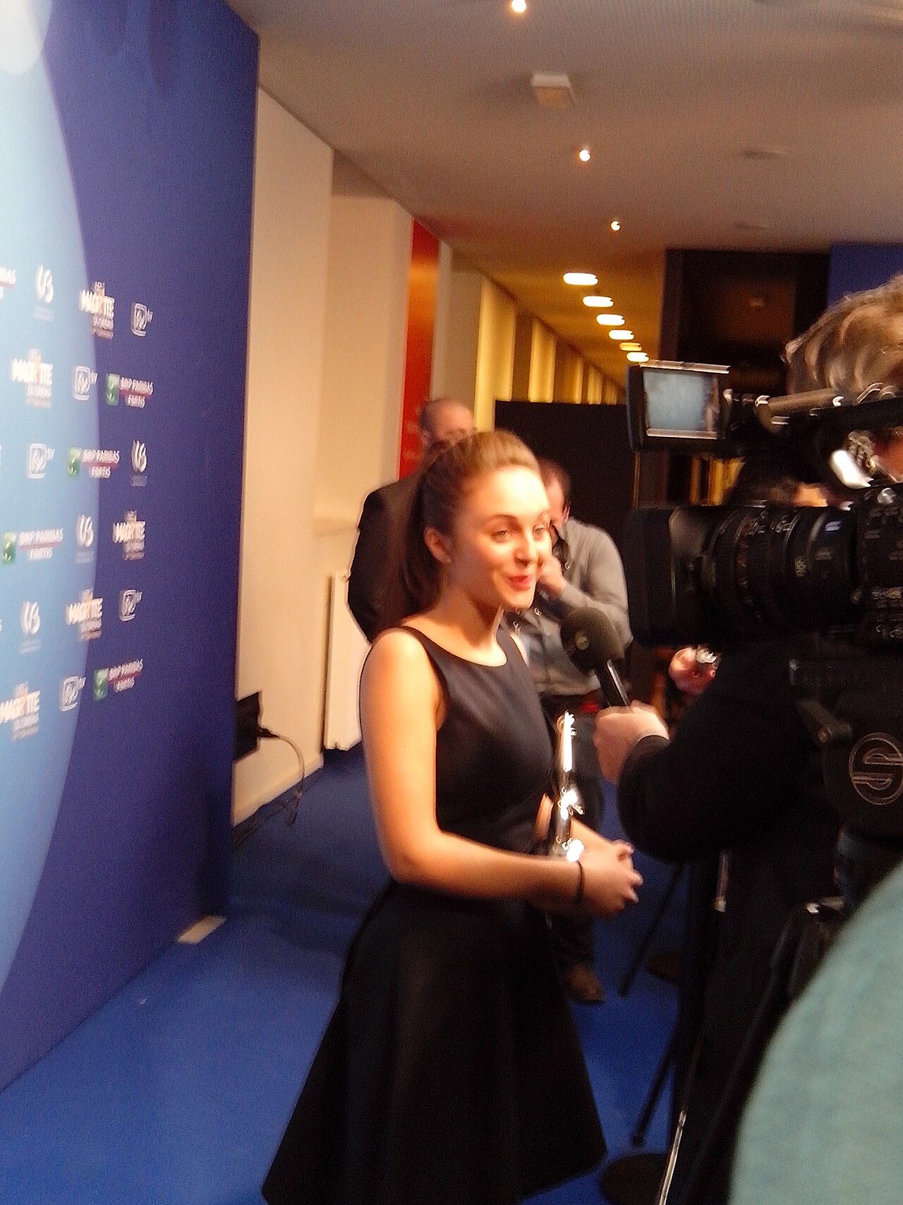 Pauline Burlet aux Magritte du cinéma 2014