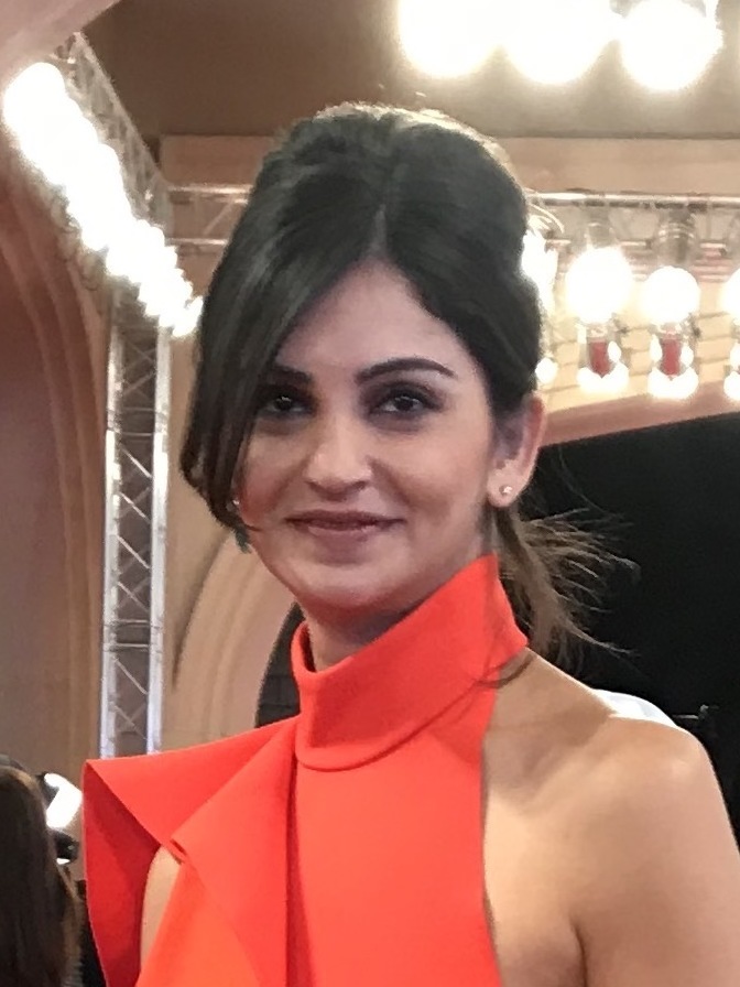 Ahd Kamel on the red carpet of the 2017 Dubai International Film Festival