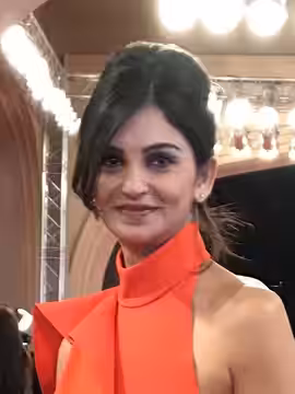 Ahd Kamel on the red carpet of the 2017 Dubai International Film Festival