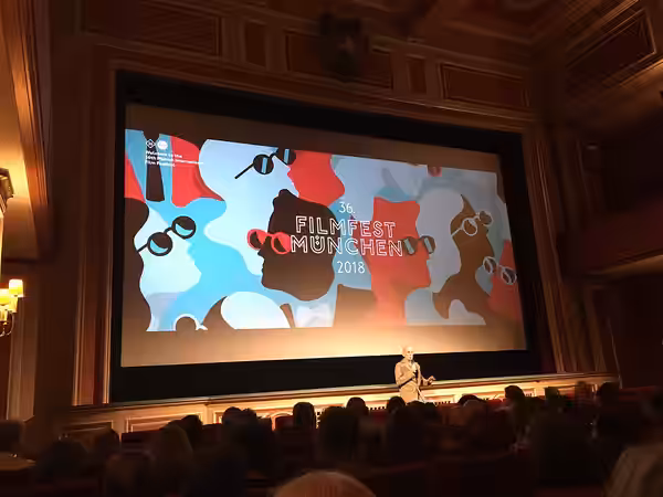Israeli director Samuel Maoz presents his film "Foxtrot" (2017) at Filmfest München (International Film Festival in Munich, Germany) at Sendlinger Tor Filmtheat (2018)