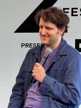 Zach Woods speaks during a Luminaries panel at the 25th Tribeca Film Festival on June 6, 2026, at Spring Studios in New York City.