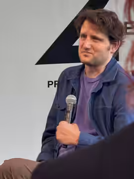 Zach Woods speaks during a Luminaries panel at the 25th Tribeca Film Festival on June 6, 2026, at Spring Studios in New York City.