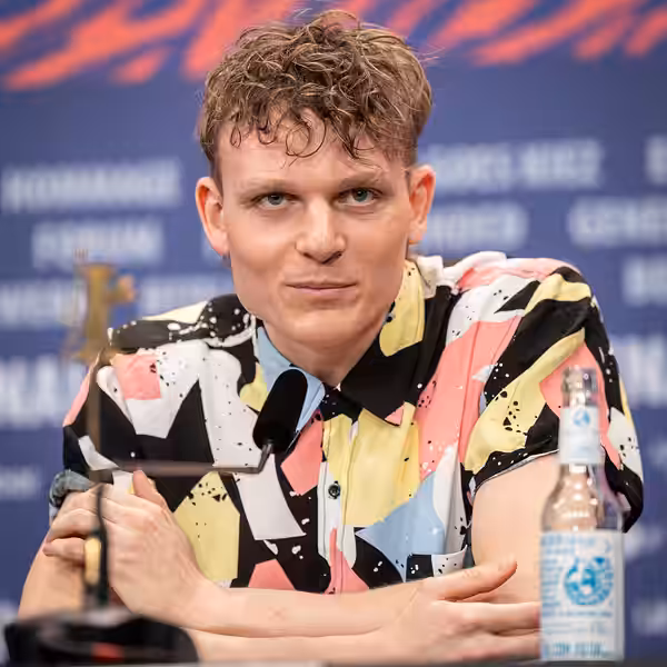 Actor Johannes Hegemann at the 74nd Berlin International Film Festival (2024)