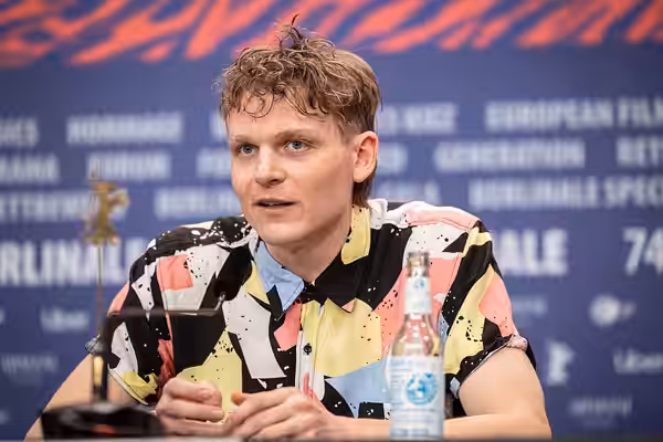 Actor Johannes Hegemann at the 74nd Berlin International Film Festival (2024)