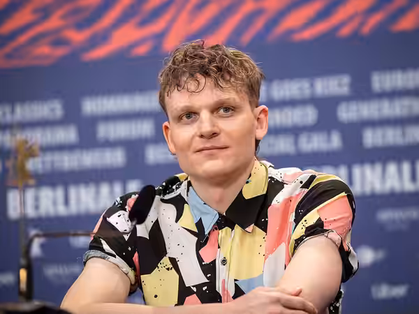 Actor Johannes Hegemann at the 74nd Berlin International Film Festival (2024)
