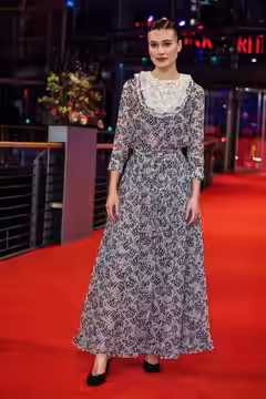 Marlene Burow presenting the movie Irgendwann werden wir uns alles erzählen at the Berlinale 2023