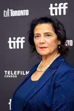 Hiam Abbass at the screening of Atonement at the 2026 Toronto International Film Festival.