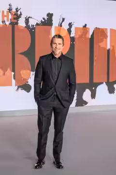 Christian Bale photo call at the world premiere of The Bride Movie in Leicester Square London (2026)