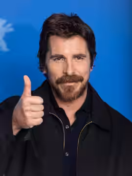 Actor Christian Bale at the Berlinale 2019