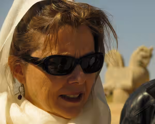آنت بنینگ، زمستان ۱۳۸۷ در تخت جمشید (2009)