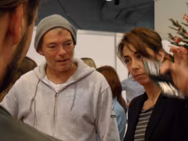 Sofie Gråbøl and Søren Malling at the Scandinavia Show in London in 2011.
