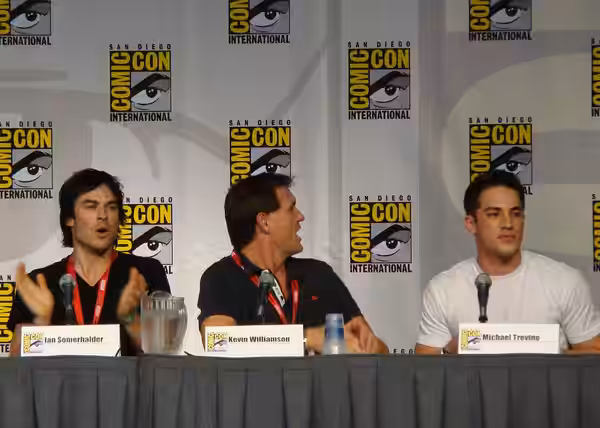 Ian Somerhalder, Kevin Williamson &amp; Michael Trevino (2010)