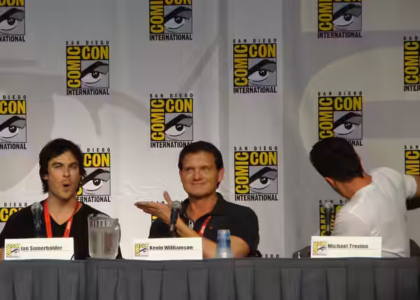 Ian Somerhalder, Kevin Williamson &amp; Michael Trevino (2010)