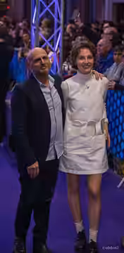 Hagai LEVI with Julia WINDISCHBAUER at Serie mania 2026 for Etty