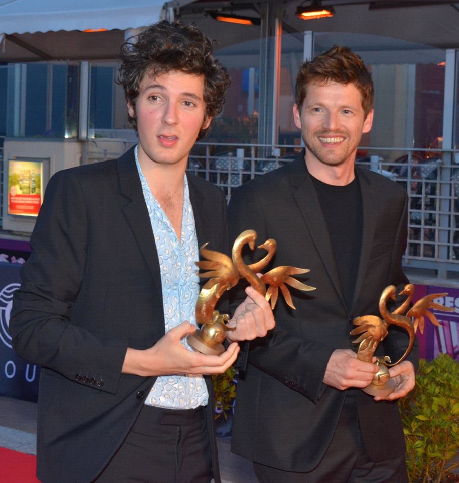 Vincent Lacoste et Pierre Deladonchamps au festival du film de Cabourg (2018)