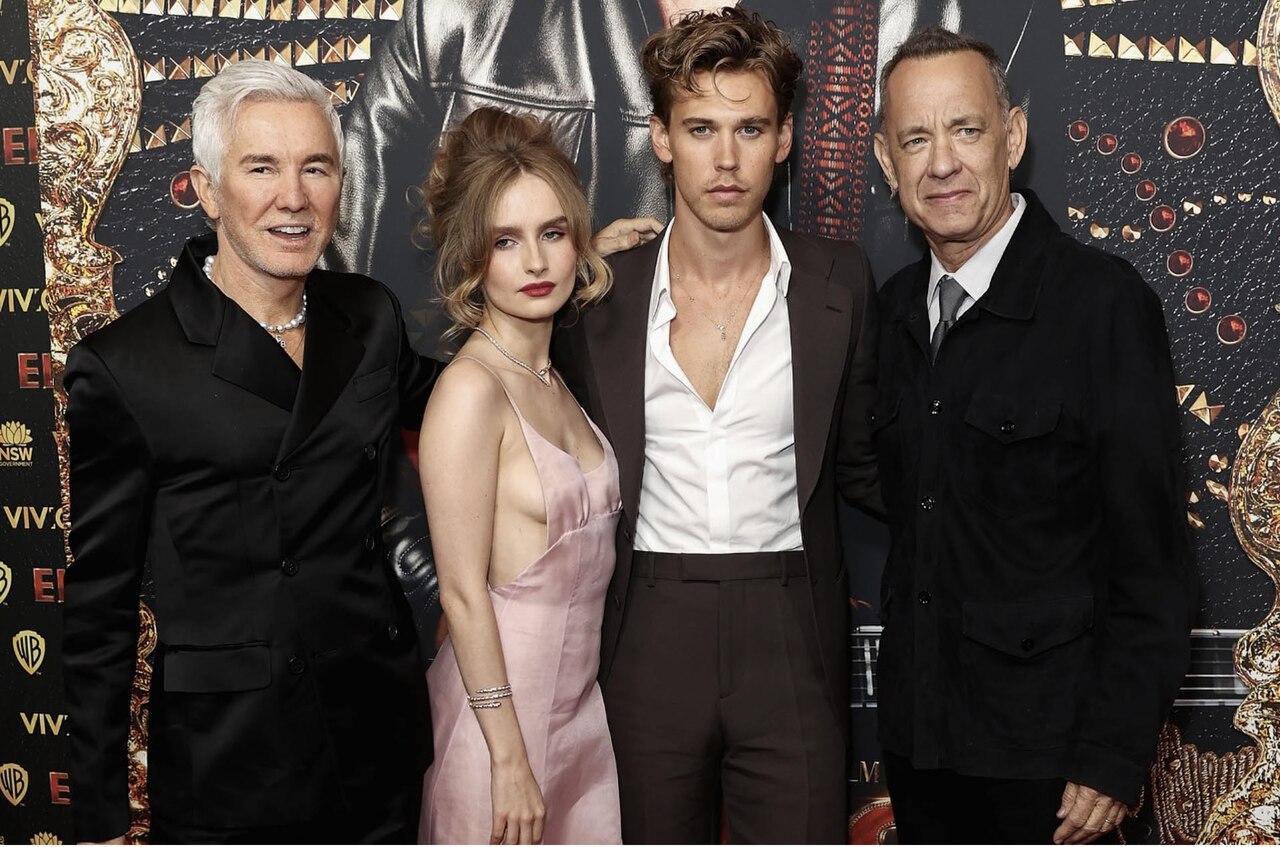 Baz Luhrmann, Eva Rinaldi (2), Olivia Dejonge, Austin Butler,Tom Hanks (2022)