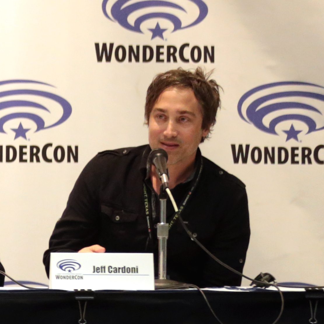 Jeff Russo, Mac Quayle, Siddhartha Khosla, Charlie Clouser, Alec Puro and Jeff Cardoni speaking at the 2017 WonderCon at the Anaheim Convention Center in Anahei