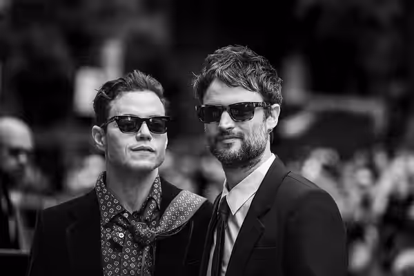 Rami Malek and Tom Sturridge attending the premiere of "The Man I Love" during TIFF 2026