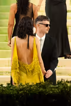 Alexa Chung at the 2026 Met Gala, wearing fashion in theme of "Costume Art"