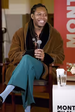 Jeremy O. Harris in conversation by Montclair Film about his three-act play Slave Play on February 12, 2020.