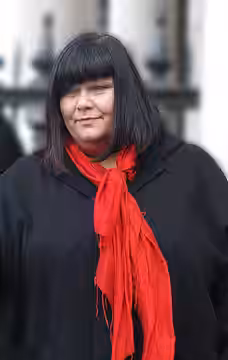 Dawn French at the "Make Poverty History" march (2005)