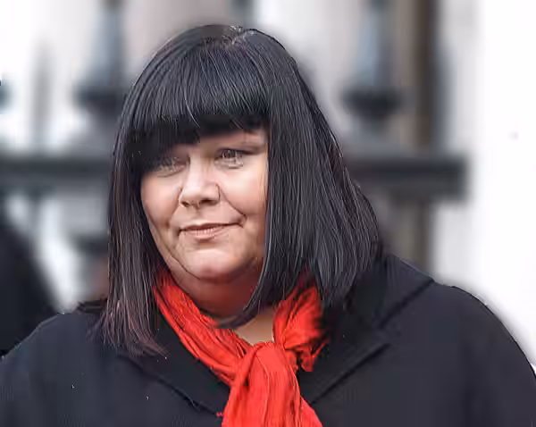 Dawn French at the "Make Poverty History" march (2005)