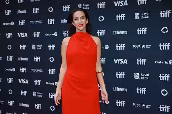 Kate Siegel, actor, at the 2024 Toronto International Film Festival (TIFF) for the movie The Life of Chuck.