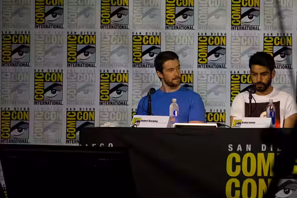 iZombie panel at the 2017 Comic-Con International: Robert Buckley and Rahul Kohli