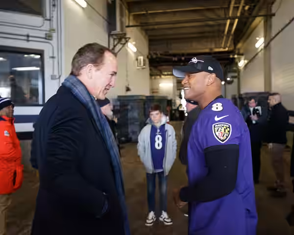 Governor Moore, and Lt. Governor Aruna Miller attend the Ravens V Texans Game by Carter Elliott at Westin Annapolis, 100 Westgate Cir, Annapolis MD 21401 (2024)