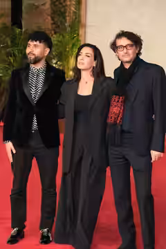 Amine Bouhafa - Lara Abul Failat - Nadim Cheikhrouha at the 2025 Red Sea Film Festival 20251210
