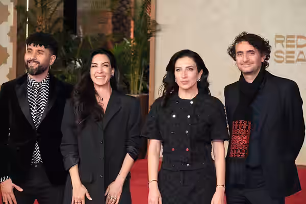 Amine Bouhafa - Lara Abul Failat - Clara Khoury - Nadim Cheikhrouha at the 2025 Red Sea Film Festival 20251210