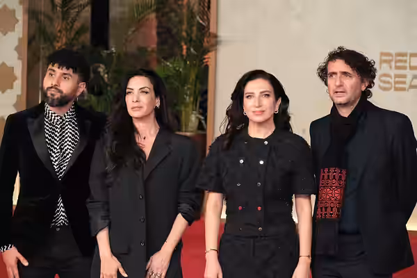 Amine Bouhafa - Lara Abul Failat - Clara Khoury - Nadim Cheikhrouha at the 2025 Red Sea Film Festival 20251210