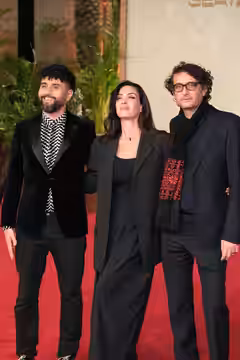 Amine Bouhafa - Lara Abul Failat - Nadim Cheikhrouha at the 2025 Red Sea Film Festival 20251210
