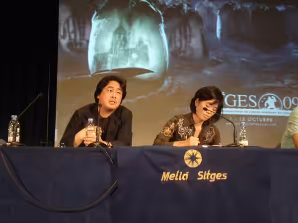 Chan Wook Park in a Master Class on the Festival Internacional de Cinema de Catalunya 2009