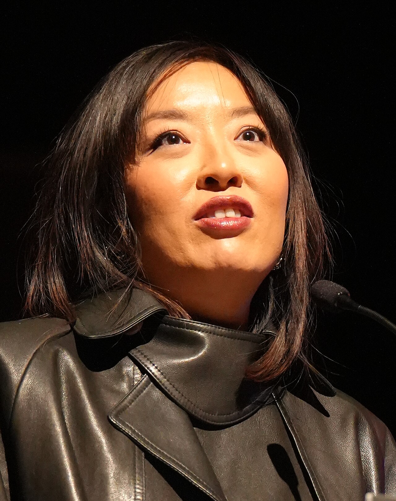 Director Cathy Yan at The Gallerist premiere at the Sundance Film Festival 2026