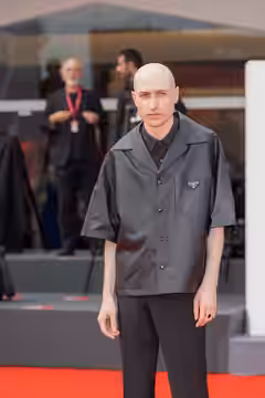 Daniel Blumberg, Musician, at 82nd Venice International Film Festival in Venice, Italy for the film Sotto Le Nuvole. (2025)
