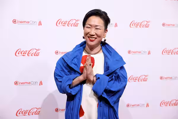 Hikari on the red carpet at the Big Screen Achievement Awards at the 2026 CinemaCon at The Colosseum Theater at Caesars Palace in Las Vegas, Nevada. Please attr