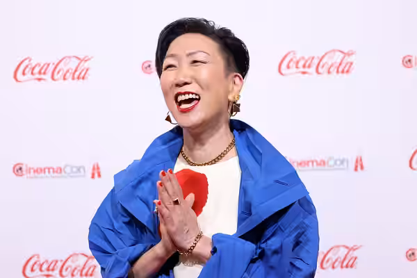 Hikari on the red carpet at the Big Screen Achievement Awards at the 2026 CinemaCon at The Colosseum Theater at Caesars Palace in Las Vegas, Nevada. Please attr