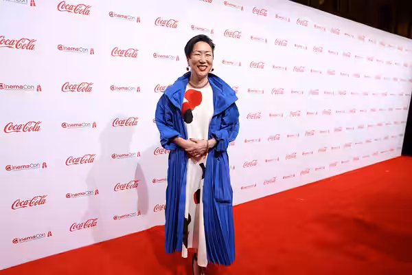 Hikari on the red carpet at the Big Screen Achievement Awards at the 2026 CinemaCon at The Colosseum Theater at Caesars Palace in Las Vegas, Nevada. Please attr
