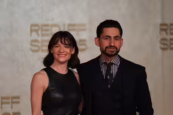 Amir El-Masry - Valerie Pachner at the 2025 Red Sea Film Festival