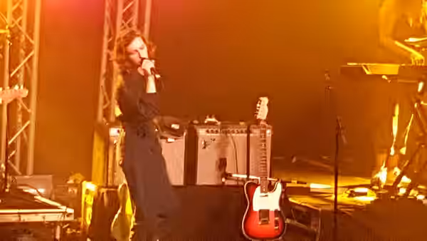 King Princess performing at The Powerstation, Auckland, New Zealand on 8 November 2018.