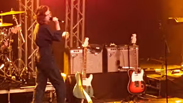 King Princess performing at The Powerstation, Auckland, New Zealand on 8 November 2018.