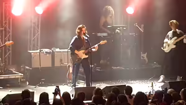 King Princess performing at The Powerstation, Auckland, New Zealand on 8 November 2018.