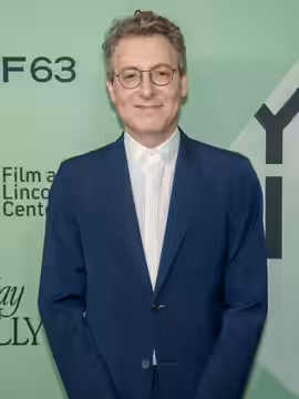 Nicholas Britell, composer, at the 63rd annual New York Film Festival at Lincoln Center in 2025 for the film Jay Kelly