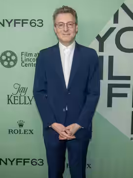 Nicholas Britell, composer, at the 63rd annual New York Film Festival at Lincoln Center in 2025 for the film Jay Kelly