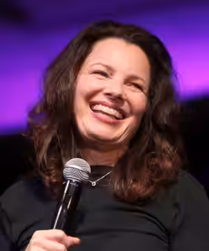 Fran Drescher speaking with attendees at the 2018 Arizona Ultimate Women's Expo at the Phoenix Convention Center in Phoenix, Arizona. Please attribute to Gage S